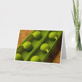 Garden Peas Grußkarte Karte