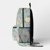 Garden Peony Floral Pattern Bedruckter Rucksack (Rechts)