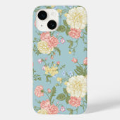 Garden Peony Floral Pattern Case-Mate iPhone Hülle (Rückseite)