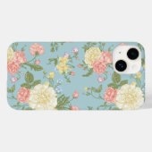 Garden Peony Floral Pattern Case-Mate iPhone Hülle (Rückseite (Horizontal))