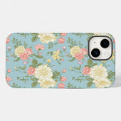 Garden Peony Floral Pattern Case-Mate iPhone Hülle (Rückseite (Horizontal))