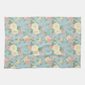 Garden Peony Floral Pattern Geschirrtuch (Horizontal)