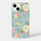 Garden Peony Floral Pattern iPhone Hülle (Rückseite)