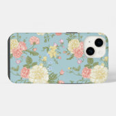 Garden Peony Floral Pattern iPhone Hülle (Rückseite (Horizontal))