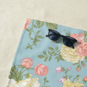 Garden Peony Floral Pattern Strandtuch (Beispiel)