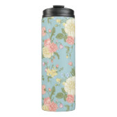 Garden Peony Floral Pattern Thermosbecher (Vorderseite)