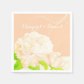 Garden Peony Serviette (Vorderseite)