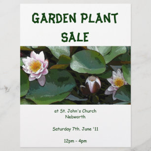 Garden Pflanze Flyer