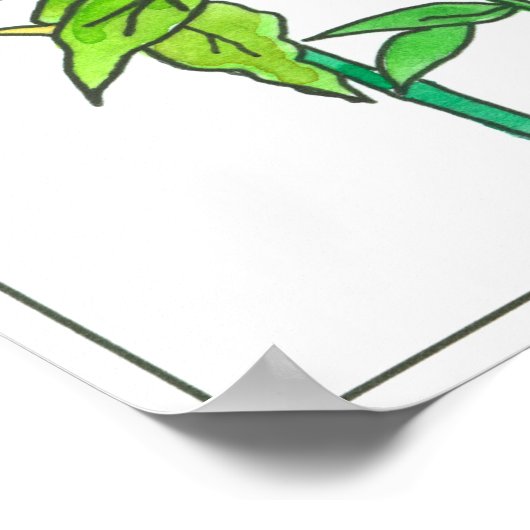 Garden Pflanze Konflower Ladybug Butterfly Poster (Ecke)