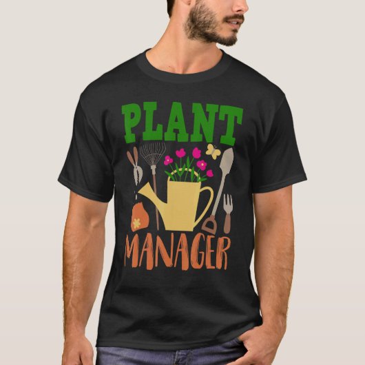 Garden Pflanze Manager für Retiree Hobby Gardener T-Shirt (Vorderseite)