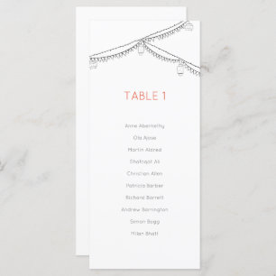 Garden Picnic Minimalistisch Schwarz-Weiß-Tisch