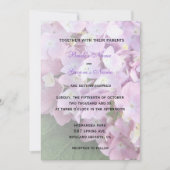 ©Garden Pink Hydrangeas Wedding Einladung (Vorderseite)