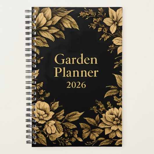 🌿✨ Garden Planner 2026 🖤🌼 Planer (Vorderseite)