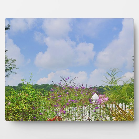 Garden Plaque Fotoplatte (Vorderseite)