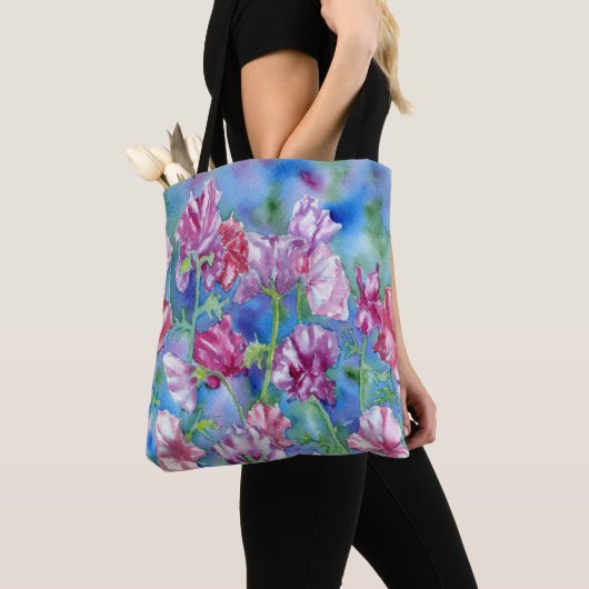 "Garden Platterbsen" Schulter Tasche (Von Nahem)
