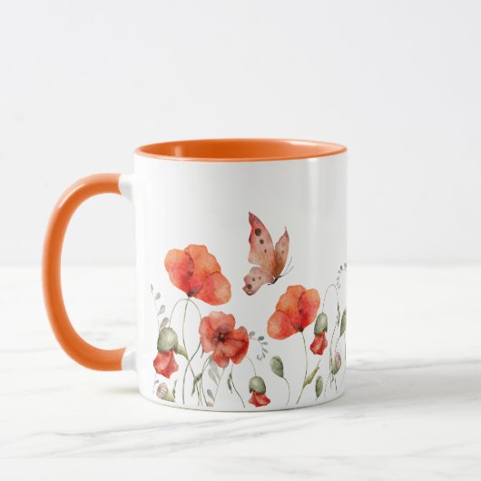 Garden Poppies Tasse (Links)