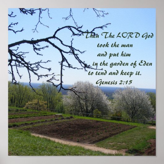 Garden Poster (Vorne)