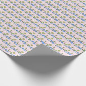 Garden Pots Wrapping Paper (on Pink) Geschenkpapier (Ecke)