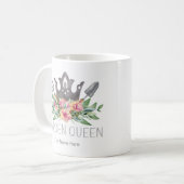 Garden Queen Boho Watercolor Gardener Tasse (Vorderseite Links)