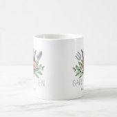 Garden Queen Boho Watercolor Gardener Tasse (Mittel)