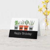 Garden Quote Never to old Birthday Humor Karte (Gelbe Blume)
