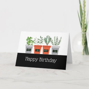 Garden Quote Never to old Birthday Humor Karte