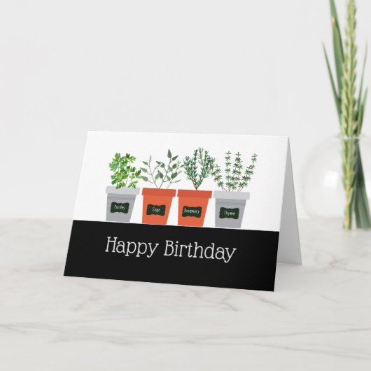 Garden Quote Never to old Birthday Humor Karte (Vorderseite)