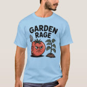 Garden Rage – Angry Tomato Gardening Design T-Shirt (Vorderseite)