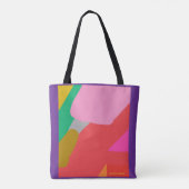 Garden Riff Violette Einkaufstasche Tasche (Rückseite)