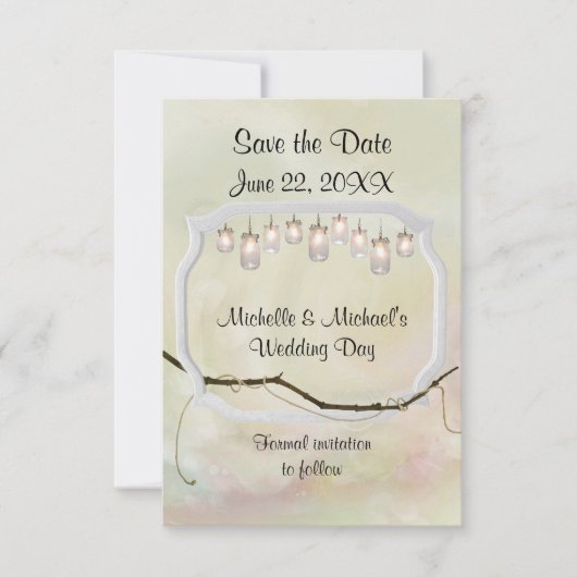 Garden Romance Save the Date (Vorderseite)