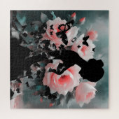 Garden Rose Ballerina & Butterfys Puzzle (Horizontal)