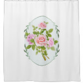 Garden Rose Blumendusche Vorhang (Vorderseite)