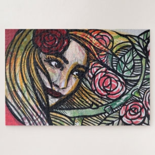 Garden Rose Goddess Rose Garden Puzzle