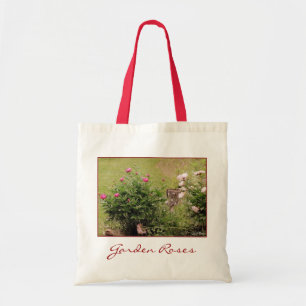 Garden Rose Haushalt Leinwand Tasche