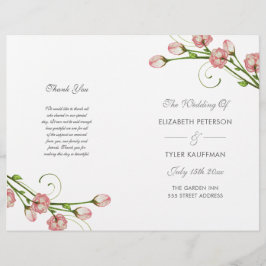 Garden Rose - Hochzeitsprogramm