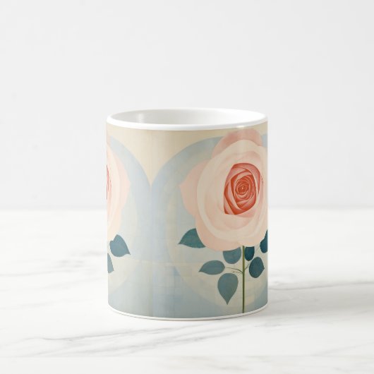 Garden Rose Kaffee Personalisiert Kaffee Tasse (Mittel)