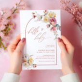 Garden Rose Kinderdusche Einladung | Boho Baby Sho