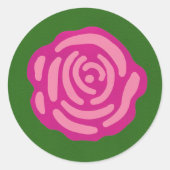 Garden Rose Klassischer Rundaufkleber Runder Aufkleber (Vorderseite)