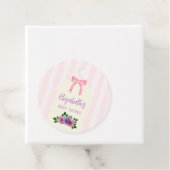 Garden Rose Pink Baby Dusche Geschenkanhänger (Beispiel)