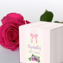 Garden Rose Pink Baby Dusche Geschenkschachtel