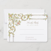 Garden RSVP Card Wedding Einladung (Vorderseite)