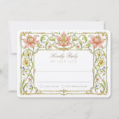 Garden RSVP Card Wedding Einladung (Vorderseite)