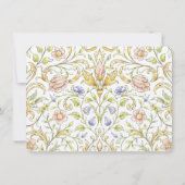 Garden RSVP Card Wedding Einladung (Rückseite)