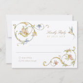 Garden RSVP Card Wedding Einladung (Vorderseite)