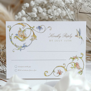 Garden RSVP Card Wedding Einladung