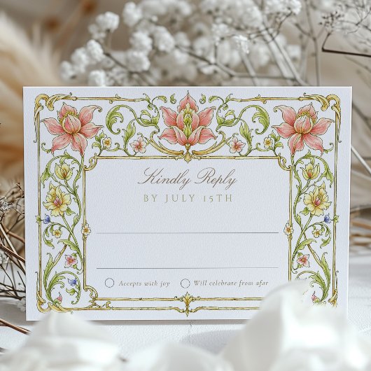 Garden RSVP Card Wedding Einladung