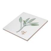 Garden Sage Herb Keramik Tile Fliese (Seite)