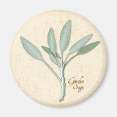 Garden Sage Herb Magnet (Vorne)
