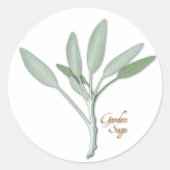Garden Sage Herb Stickers (Vorderseite)