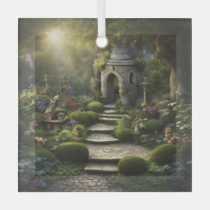 Garden Sanctuary Ornament Aus Glas